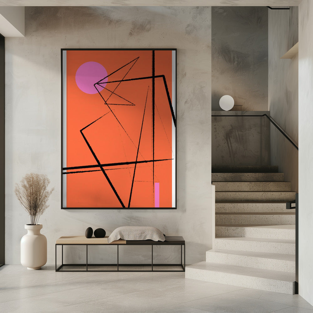 Angular Lines No 15 Poster